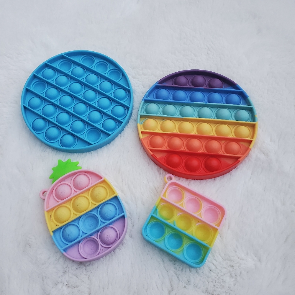 Colorful Pop It Fidget Toy Set